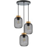  Brilagi - Visilica na sajli BASKLITE 3xE27/15W/230V drvo/crna | Eponuda.com