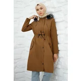 InStyle Shearling Für Coat - Brown