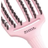 Olivia Garden Fingerbrush ThinkPink Boar & Nylon Jaipur Rose krtača za lase 1 kos | Shoptok.si