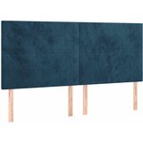 Krevet s oprugama i madracem tamnoplavi 200x200 cm baršunasti | Eponuda.com