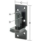VORMANN Blok za privijanje (Premer vezne osi: 13 mm, Razdalja med vezno osjo in ploščo: 11 mm, Do x Š: 99 x 39 mm) Cene