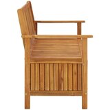  Klupa za pohranu 120 cm od masivnog bagremovog drva | shoptok.hr