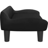  Dječja fotelja crna 70x40x24 cm baršunasta | shoptok.hr