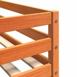 Krevet na kat voštano smeđi 80 x 200 cm od masivne borovine | shoptok.hr
