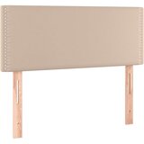  Box spring postelja z vzmetnico kapučino 100x200cm umetno usnje, (20725351) | Shoptok.si