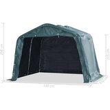  Uklonjivi šator za stoku PVC 550 g/m² 3,3 x 3,2 m tamnozeleni | shoptok.hr