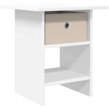  Nočna omarica s predalom Bela 41 x 40 x 45 cm Konstruiran les, (5000233497) | Shoptok.si