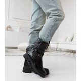 Gemre Black patent shoes with decorative Lido strap | Shoptok.si