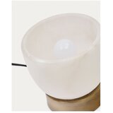 Kave Home Kremno bela/medeninasta namizna svetilka (višina 17 cm) Shenli – | Shoptok.si