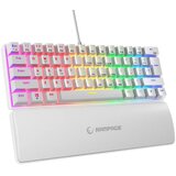 Rampage Tastatura žična gaming PLOWER K60 mehanička plavi switch bela 37254 | Eponuda.com
