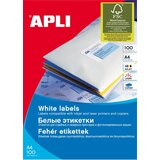Apli Bele nalepke 64,6 x 33,8 mm, 24/stran 100 listov => AP001263, (20370931) | Shoptok.si