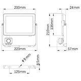 Philips spoljašnji LED reflektor sa senzorom PROJECTLINE LED/50W/230V IP65 3000K | Eponuda.com