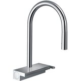 Hansgrohe 73837000 Aquno Select M81 vrtljiva izvlečna kuhinjska armatura Slike
