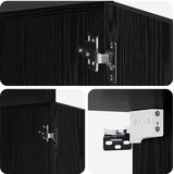  Ormar sa policama Crni hrast 70 x 42,5 x 225 cm | shoptok.hr