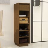 Ormarić za cipele boja meda 30x34x105 cm od masivne borovine | shoptok.hr