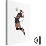  Slika - Volleyball Player on a White Background - Illustration 40x60 Akustična | shoptok.hr