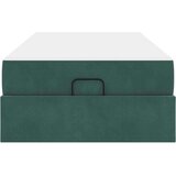  Krevetna konstrukcija s pohranom Tamnozelena 90 x 200 cm Baršun | shoptok.hr
