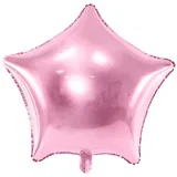 faolija balon zvezda, 48 cm, svetlo roza