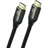 Oehlbach HDMI AV priključni kabel [1x muški konektor HDMI - 1x muški konektor HDMI] 3.00 m crna