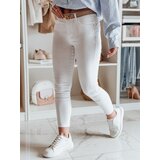 DStreet Spodnie damskie jeansowe skinny TRENZI białe Cijene