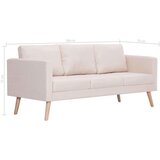  2-dijelni set sofa od tkanine krem | shoptok.hr