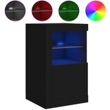  The Living Store Komoda z LED lučkami črna 41x37x67 cm - Komoda, (21502308) | Shoptok.si