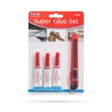 Delight Set 3 sekundnih lepil + olfa nož, (20771909) | Shoptok.si