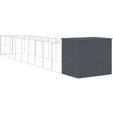  za pse s igralištem antracit 214 x 1069 x 181 cm čelična | Eponuda.com