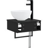  Zidni sudoper Crna 40 x 35 x 39 cm Konstruirano drvo | shoptok.hr