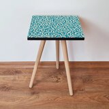 Hanah home klub sto Shp171, 35x42x35 cm, Tirkizni | ePonuda.com