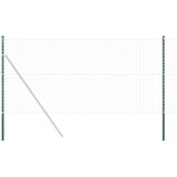 vidaXL Steber ograje. 2 pcs Zelena Jeklo s prašnim premazom, (5000157840) | Shoptok.si