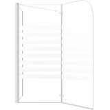  Tuš-kabina 120 x 68 x 130 cm od kaljenog stakla prugasta | shoptok.hr