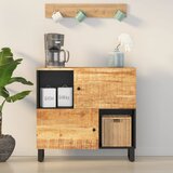 vidaXL Komoda z 2 vrati 80x33x75 cm trden mangov les Cene