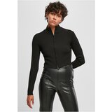 UC Ladies Ladies Cropped Rib Knit Zip Cardigan black Cene