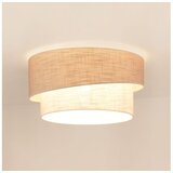 Brilagi plafonsko svetlo dover shine 1xE27/15W/230V prečnik 50 cm siva/krem | Eponuda.com