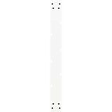vidaXL Noge kavne mizice U-oblika 2 kosa bela 80x(72-73)cm jeklo | Shoptok.si