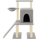 vidaXL Penjalica za mačke sa stupovima za grebanje svjetlosiva 96 5 cm | shoptok.hr