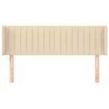  Uzglavlje s ušima krem 147x16x78/88 cm od tkanine | shoptok.hr