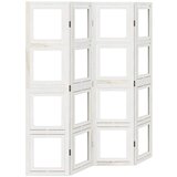 Maison Chic Paravan - Sobne pregrade 4-delni bel trden les pavlovnije, (22111795) | Shoptok.si