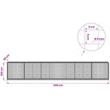  Gabion s 5 mm žicom i mrežom 5x5 cm 600x50x100 cm | shoptok.hr