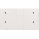  Stojalo za zaslon belo 50x27x15 cm trdna borovina | Shoptok.si