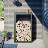  Stalak za drva za ogrjev zeleni 60x40x100 cm čelični | shoptok.hr