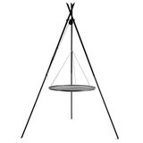 COOKKING trinožni žar "tipi" (210 cm) z 50 cm rešetko iz navadnega jekla u