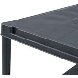  Stalci za pohranu 5 kom crni 60 x 30 x 138 cm plastični - 60 x 30 x 138 cm 1 5 | shoptok.hr