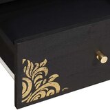 TV ormar s ladicama Crna 105 x 33 x 46 cm Čvrsto drvo manga | shoptok.hr