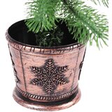 Umjetno osvijetljeno božićno drvce s kuglicama 65 cm zeleno | Shoptok.si