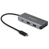 StarTech.com HB31C3A1CPD3 sučelje čvorišta USB 3.2 Gen 2 (3.1 Gen 2) Type-C 10000 Mbit/s Crno, Sivo | Shoptok.si