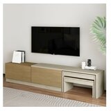 Hanah home TV polica Nest Travertine Warm Oak | Eponuda.com