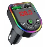 BTT-09 ** 3-in-1 bluetooth carkit with fm-radio transmitter and usb 3.1 a charger, blk (559)