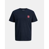 Jack & Jones Majice s kratkimi rokavi 12279100 BRANDY Modra Cene